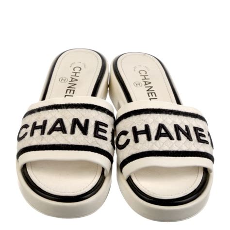 real chanel slides|Chanel slides men.